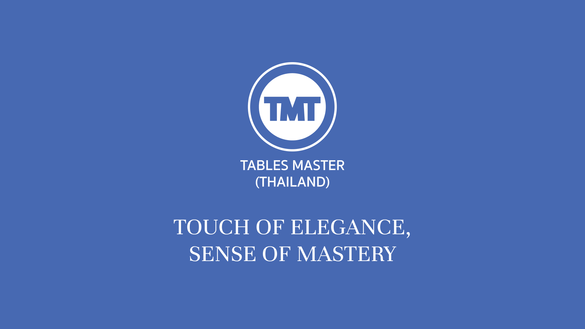 Tables Master Thailand